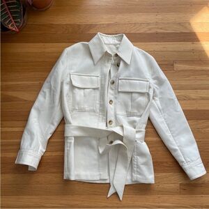 & other stories Belted Workwear Shirt Jacket Shacket